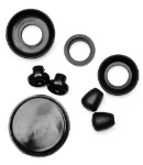 Deluxe Sprague-Rappaport Type Professional Stethoscope- Midnight Black