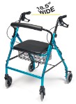 Walkabout Wide Four-Wheel Rollator