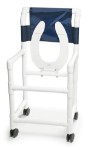 PVC Shower Commode Chair
