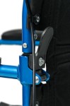 Deluxe Aluminum Transport Chair- 12 in Rear Wheel