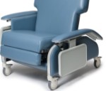 Extra Wide Drop-Arm Clinical Care Recliner