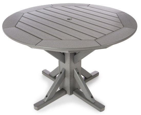 Round Frame Pedestal Table