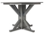 Round Frame Pedestal Table
