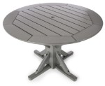 Round Frame Pedestal Table