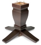 Wood Pedestal Base