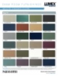 Lumex® Exam Room Furnishings Swatch Card