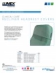 Product Sheet - Clinical Care Recliner Headrest Covers