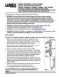 Installation Instructions - 5782RG Universal IV Pole Holder