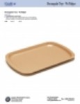 Product Sheet - Rectangular Tray - No Ridges