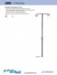 Product Sheet - Bed Socket Telescoping I.V. Pole