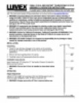 Assembly & Operation Instructions - Bed Socket Telescoping I.V. Pole
