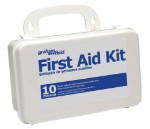 Stocked First Aid Kit - 10 person