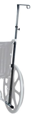 Picture of Wheelchair One-Hook I.V. Pole