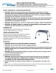 Instructions for Use - Heavy-Duty Foot Stool