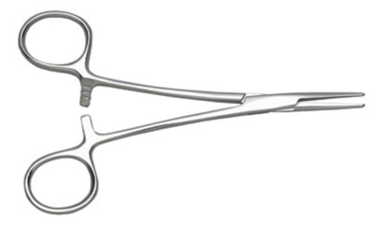 Mosquito Tube Occluding Clamp