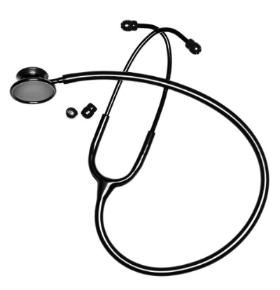 Picture of Panascope Deluxe Dual Head Stethoscope- Midnight Black