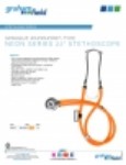 Product Sheet - 22 Neon Series Sprague Rappaport-Type Stethoscope