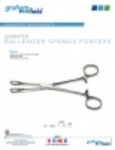 Product Sheet - Ballenger Sponge Forceps, Serrated
