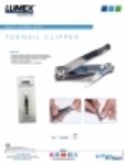 Product Sheet- Toenail Clipper