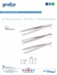Product Sheet-Stainless Steel Tweezers