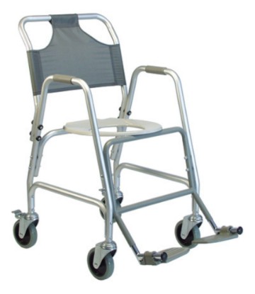 Picture of Deluxe Shower Transport Chair with Footrests