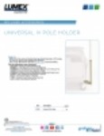 Product Sheet - Universal IV Pole Holder