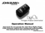 Operation Manual - DigiO2 Finger Pulse Oximeter