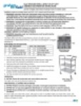 Assembly & Operation Instructions - Stainless Steel Utility Cart