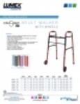 Product Sheet - ColorSelect Adult Walker with Wheels