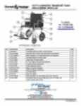 Replacement Parts List - Bariatric Transport Chair