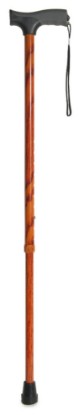 Picture of Wood Grain Aluminum Cane