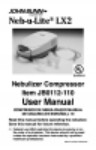 User Manual - LX2 Nebulizer Compressor