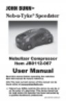 User Manual - Neb-u-Tyke® Speedster