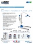 Product Sheet - Pro Battery-Powered Floor Lift