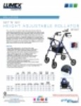 Product Sheet - Set n’ Go® Wide Height Adjustable Rollator