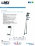 Product Sheet - Forearm Crutches