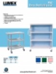 Product Sheet - PVC Three-Shelf Utility Cart