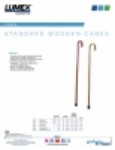 Product Sheet - Standard Wooden Canes