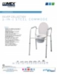 Product Sheet - Silver Collection 3-in-1 Steel Commode