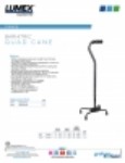 Product Sheet - Bariatric Quad Cane