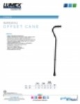 Product Sheet - Bariatric Imperial Offset Cane