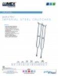 Product Sheet - Bariatric Imperial Steel Crutches