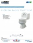 Product Sheet - Everyday Raised Toilet Seat