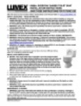 Installation Instructions - Everyday Raised Toilet Seat