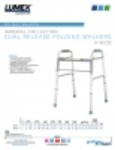Product Sheet - Imperial Collection Dual Release X-Wide Folding Walker