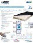 Product Sheet - Viscoelastic Memory Foam Mattress