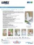 Product Sheet - Splash™ Bath Lift