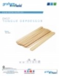 Product Sheet - Tongue Depressor, Child