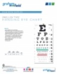 Product Sheet - Snellen Hanging Eye Chart - 20'