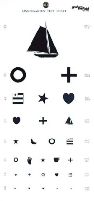 Picture of Kindergarten Hanging Eye Chart